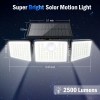 Solar motion sensor light