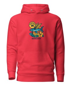 Alternative view of Barbados branded Hoodie